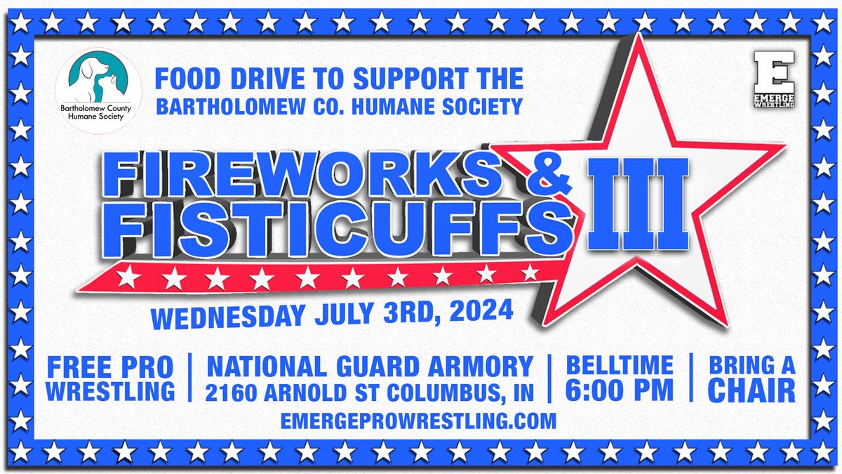 EMERGE 80: Fireworks and Fisticuffs (FREE EVENT) 