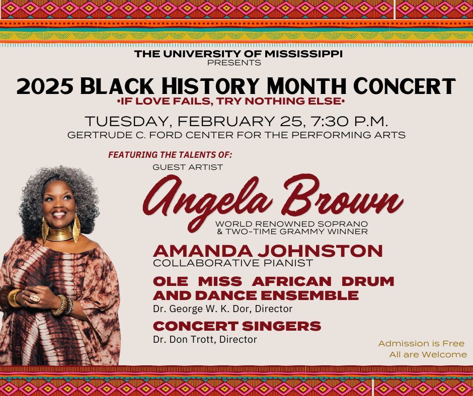 2025 Black History Month Concert \u2022If Love Fails, Try Nothing Else\u2022