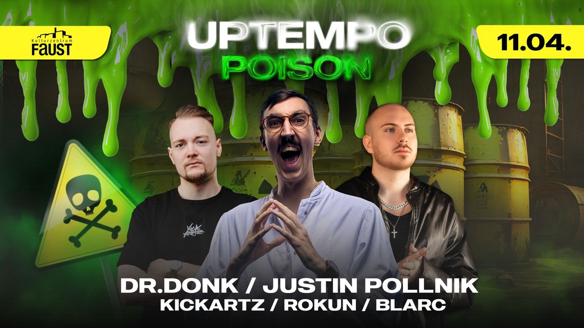 UPTEMPO POISON | Dr. Donk & Justin Pollnik LIVE | Raw, Uptempo & Hardcore | 11.04.25