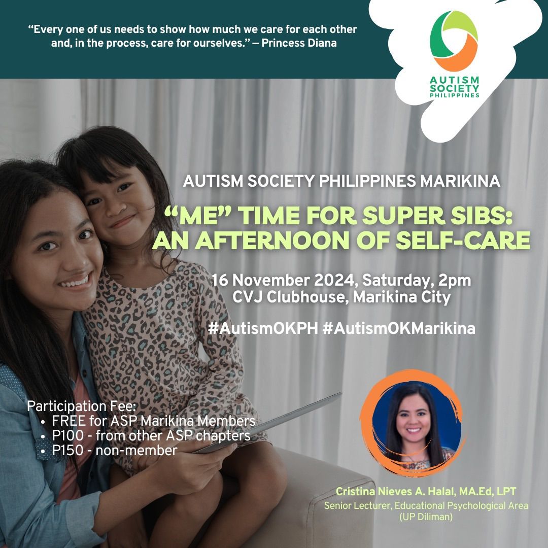 \u201cMe\u201d Time for Super Sibs - an Afternoon of Self-Care