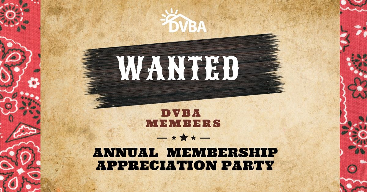 Annual Membership Appreciation Party