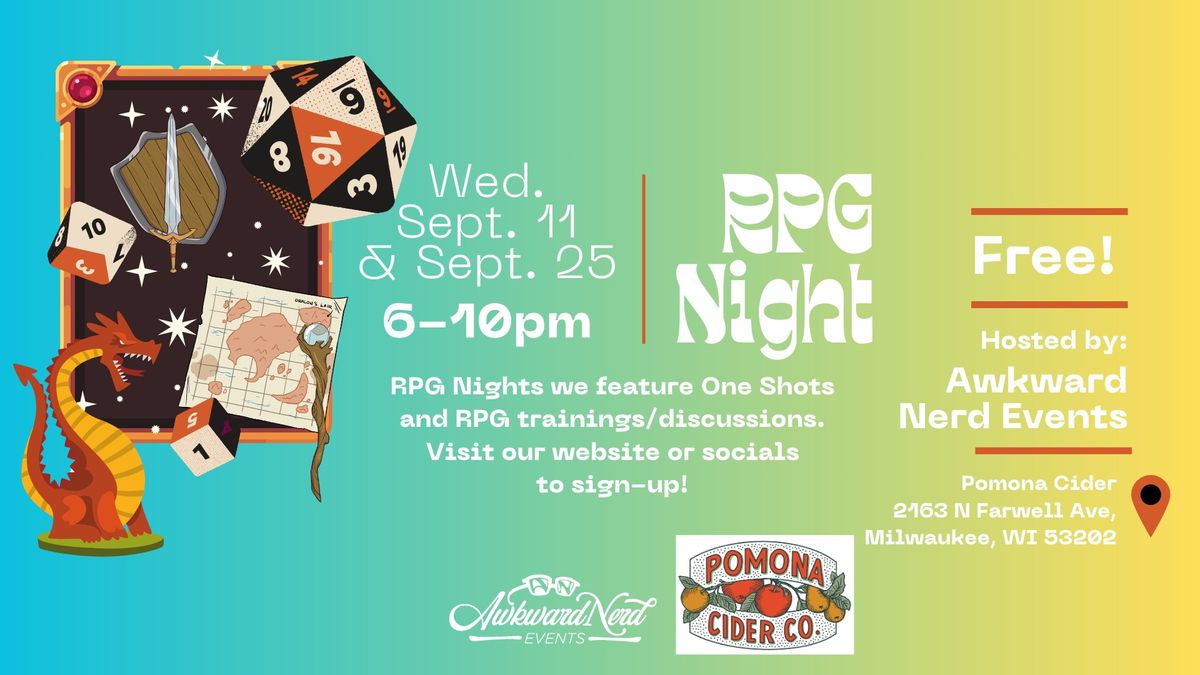 RPG Night - September 25