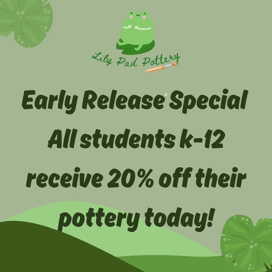 Early Release Special for Students 