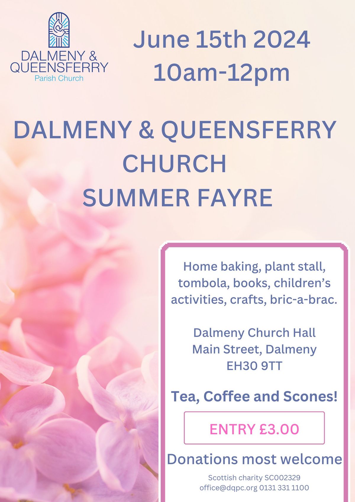 Dalmeny and Queensferry Church Summer Fayre