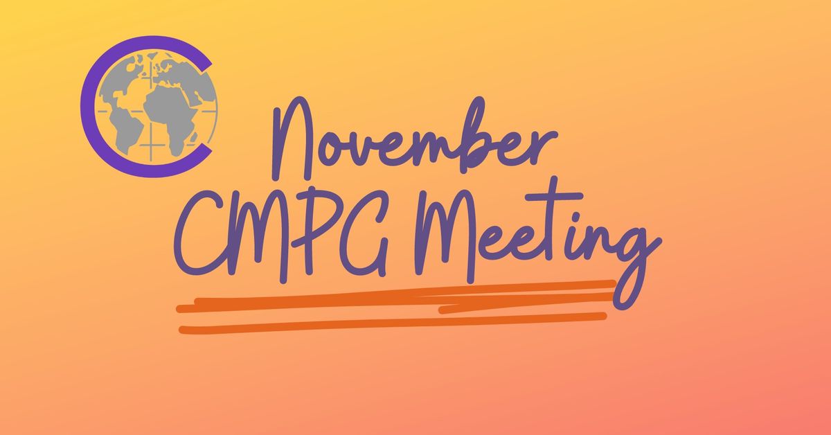 CMPG November Meeting