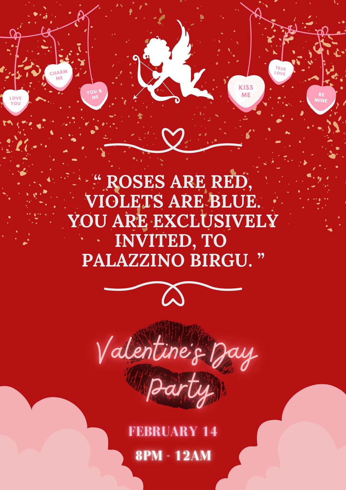 \u2764\ufe0f Valentine's Party at Palazzino Birgu \u2764\ufe0f