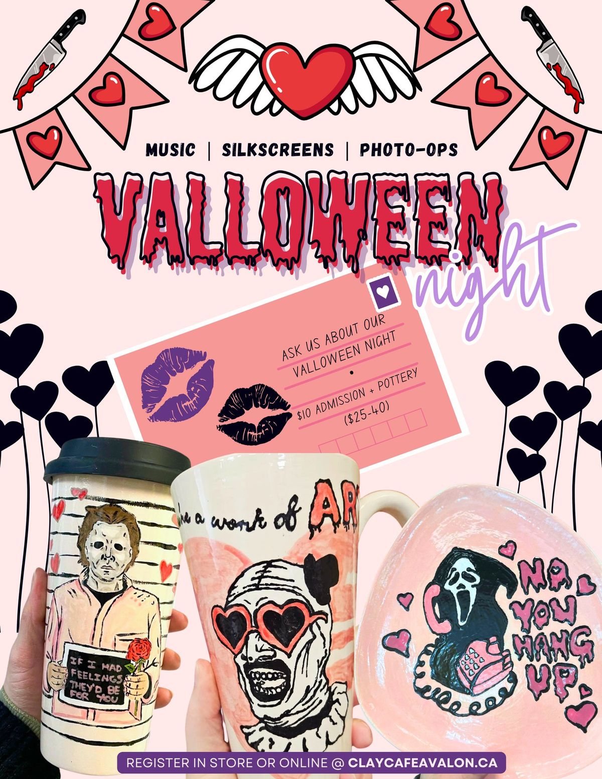  Valloween Pottery Paint Night 