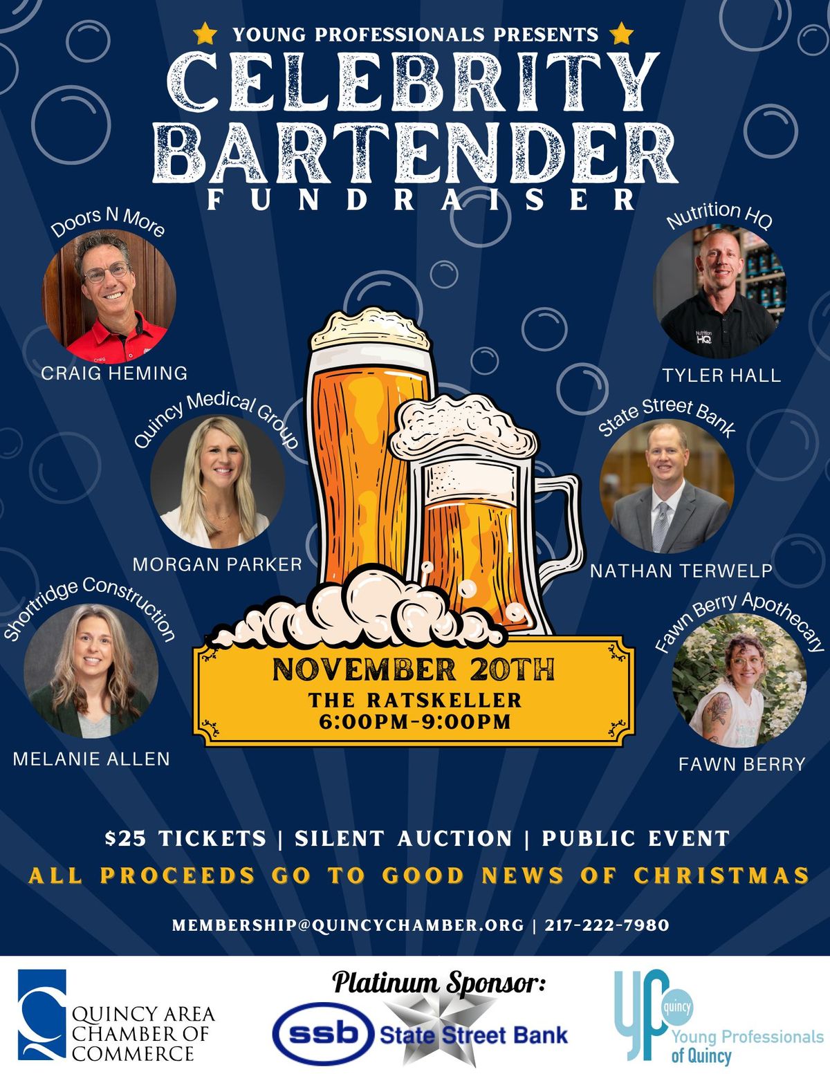 Celebrity Bartender Fundraiser presented by the Young Professionals