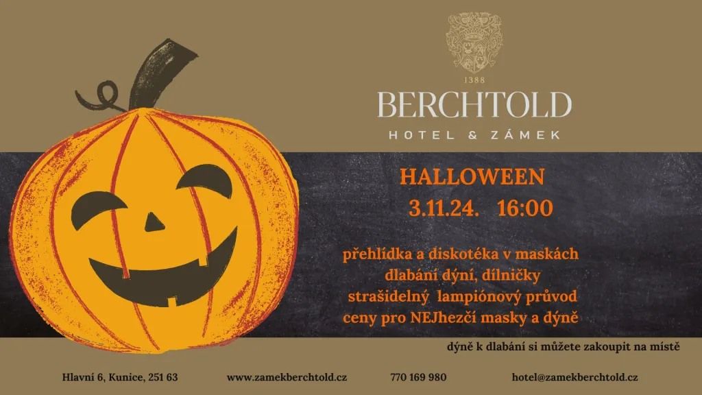 Halloween na z\u00e1mku Berchtold