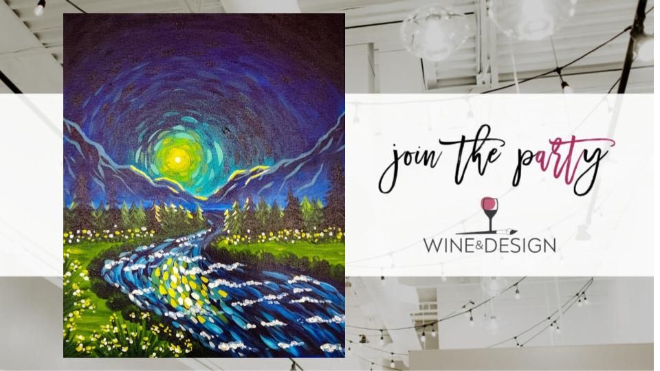 NEW! Midnight Flower Field | Wine & Design