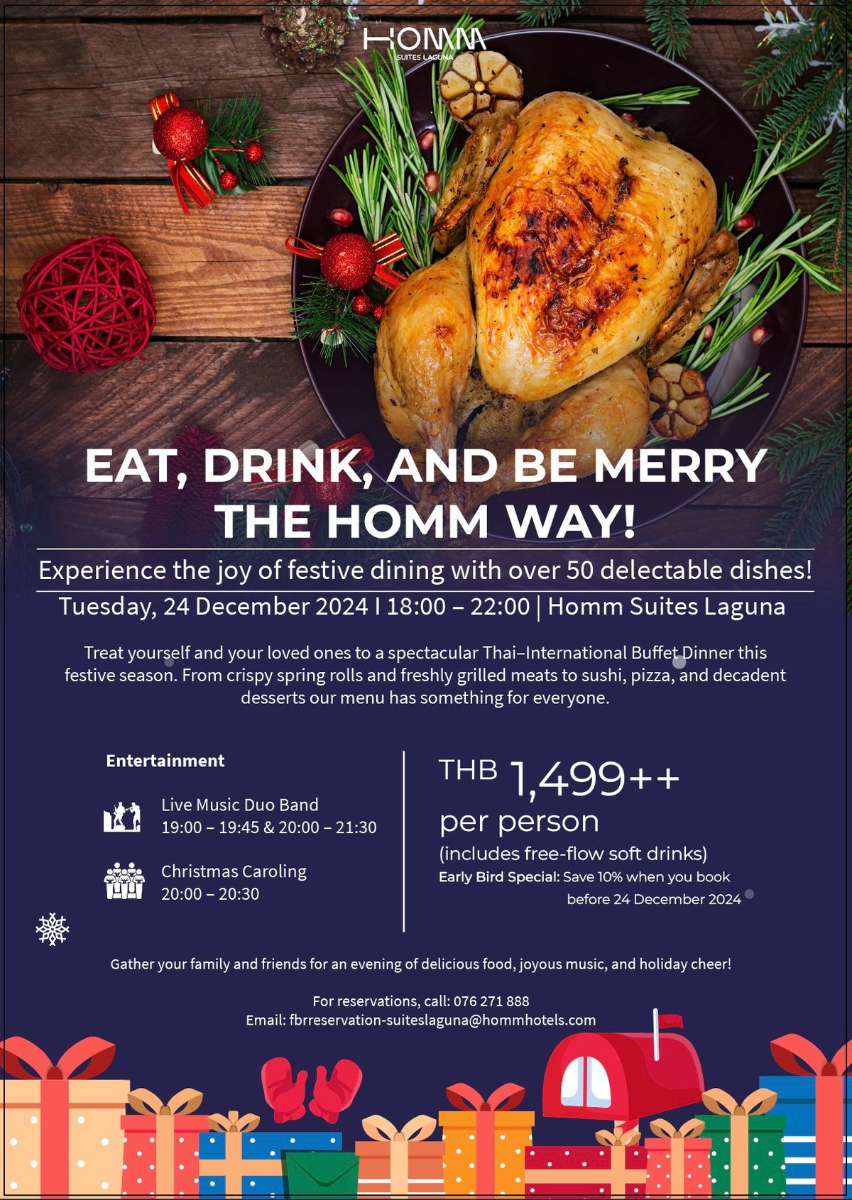 Eat, Drink & Be Merry the Homm Way!