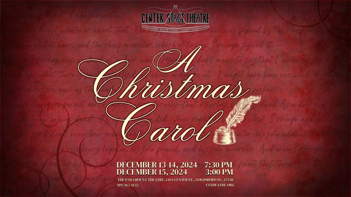 Auditions for A Christmas Carol