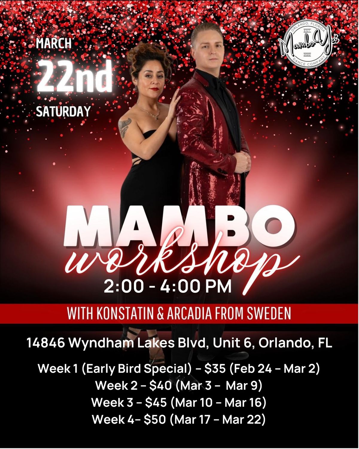 MamboY\u00e1 - Konstantin & Arcadia Mambo Workshop