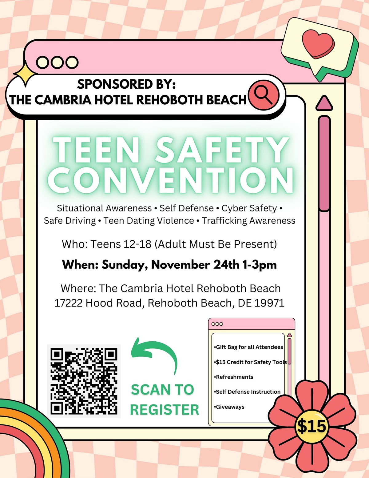 Teen Safety Convention