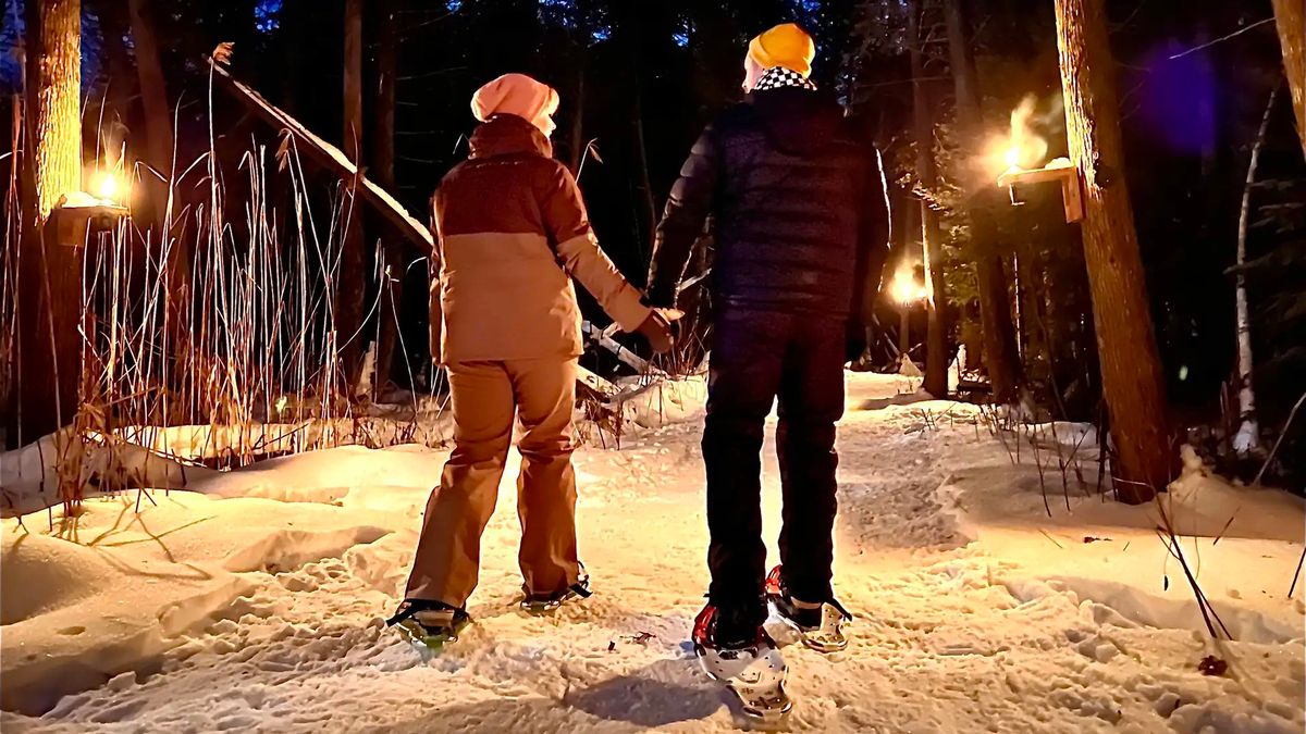 Snowshoe Self-Guided Torchlit Hike