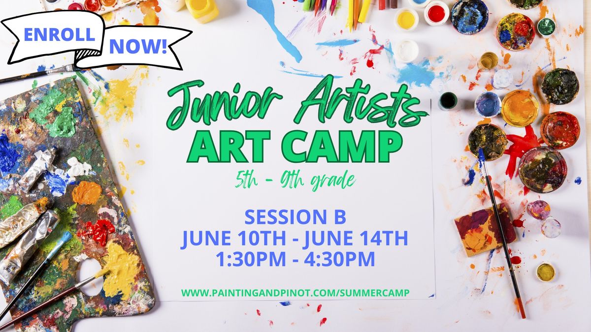Art Camp - Junior Artists - Session B