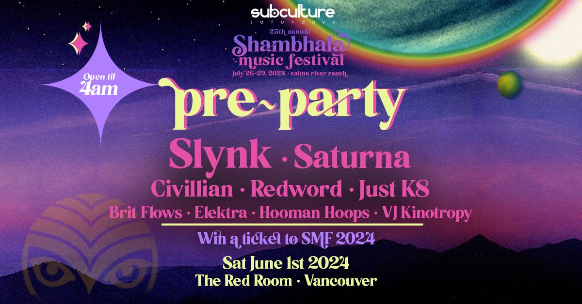 Official Shambhala Pre-Party Vancouver 2024