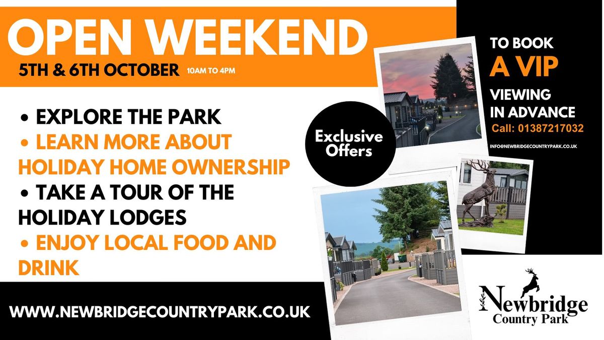 Open Weekend - Book a VIP Slot