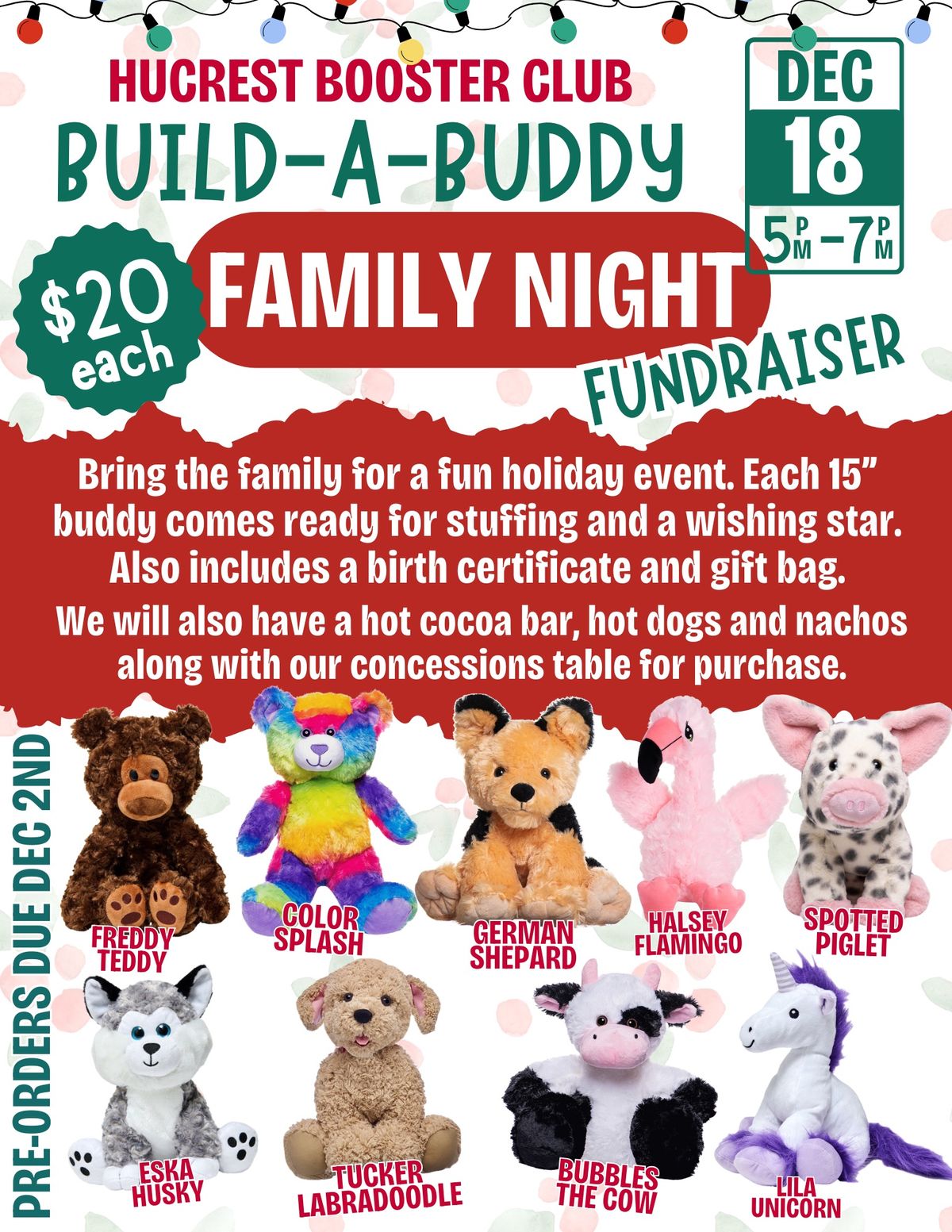 Build-a-Buddy Family Night