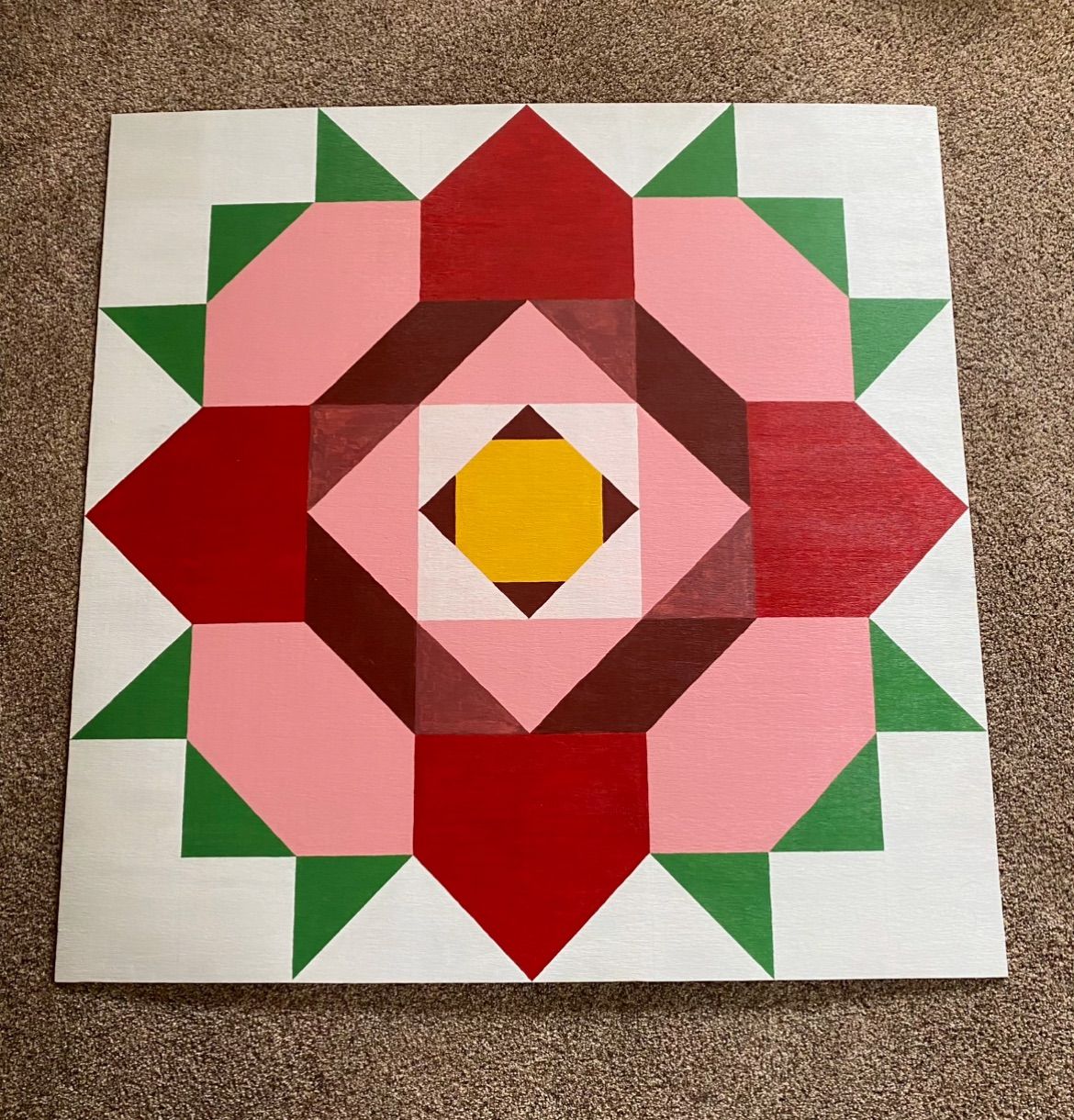 Exterior 4\u2019x4\u2019 Barn Quilt Painting Class