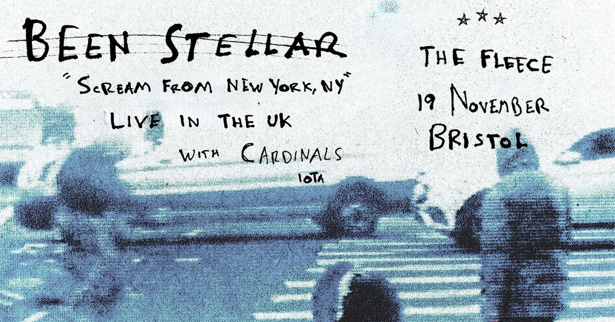 Been Stellar + Cardinals + Iota at The Fleece, Bristol 19\/11\/24