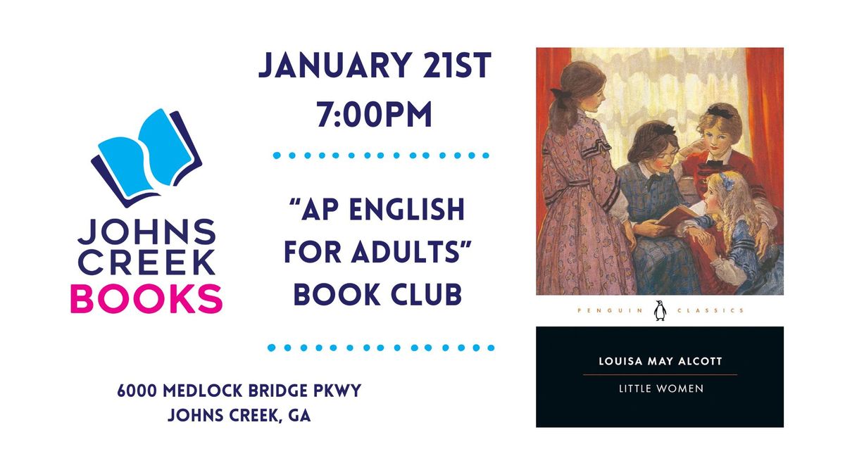 "AP English for Adults" January Book Club