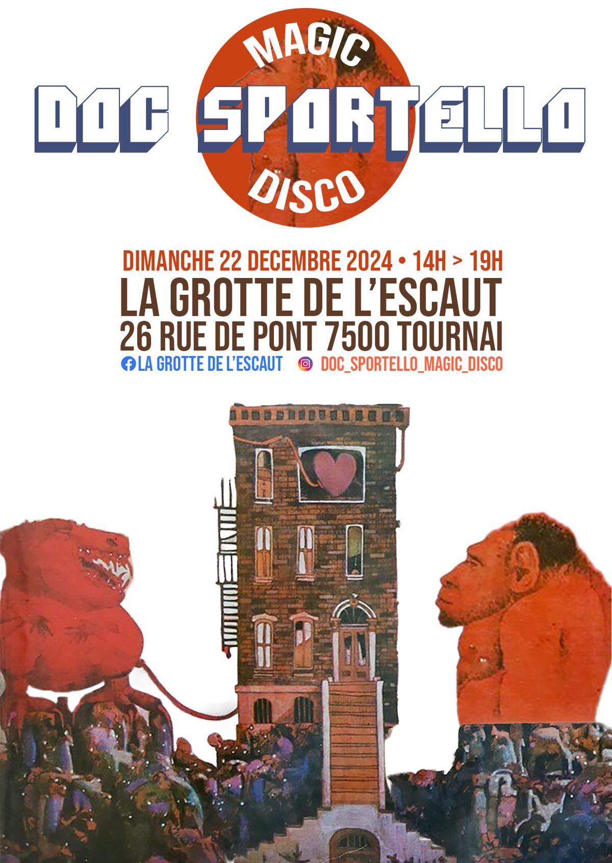 Pr\u00e9chauffage festif \u00e0 la Grotte de l'Escaut