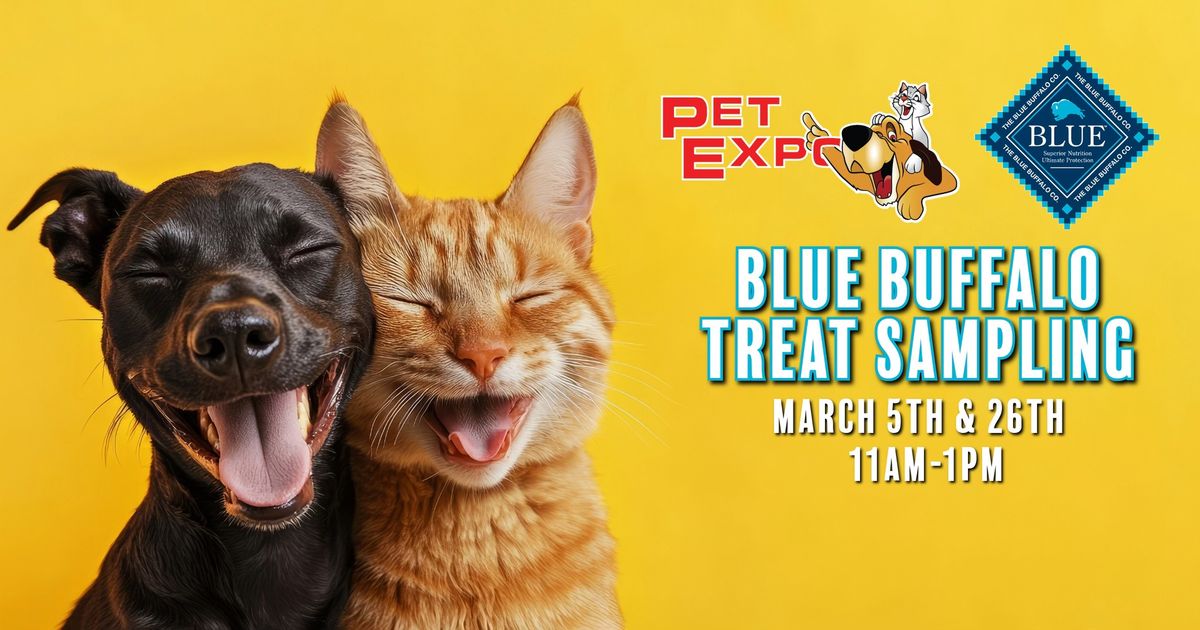 Blue Buffalo Treat Sampling at Pet Expo