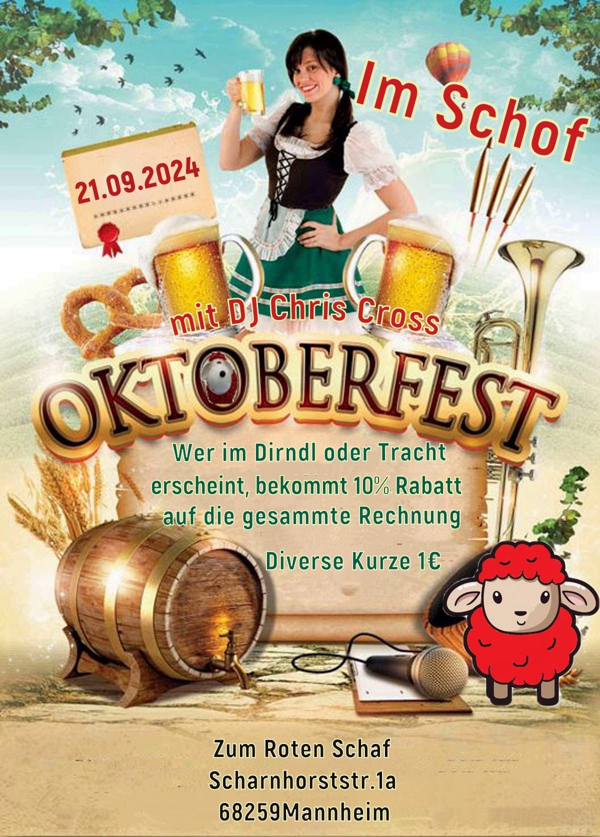 Oktoberfest im roten Schaf