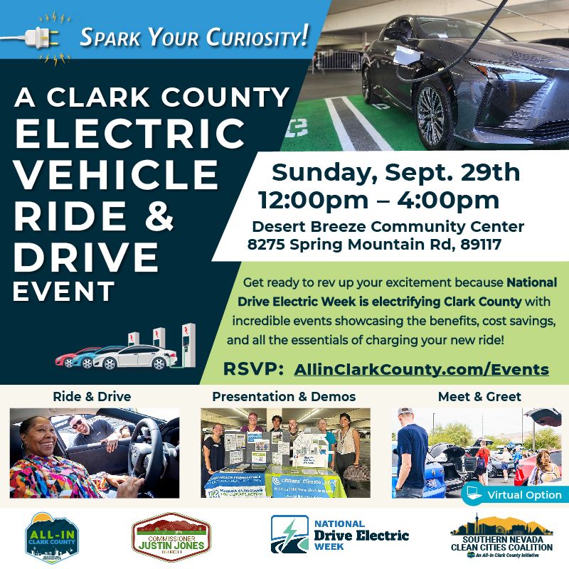 Spark Your Curiosity! A Clark County Ride & Drive Event