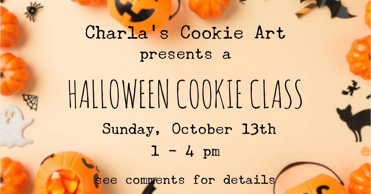 Halloween Cookie Class