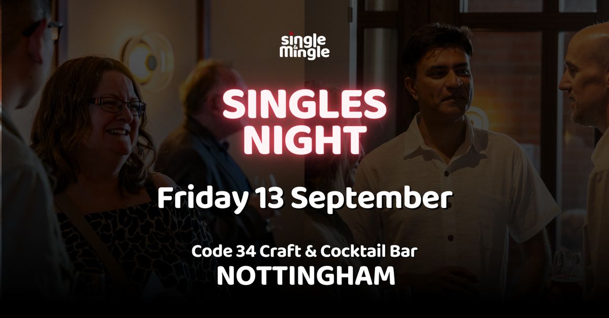 Singles Night at Code 34 (40s & 50s)