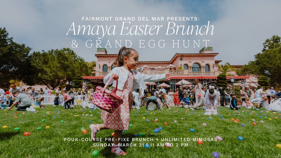 Amaya Easter Brunch + Grand Egg Hunt at Fairmont Grand Del Mar