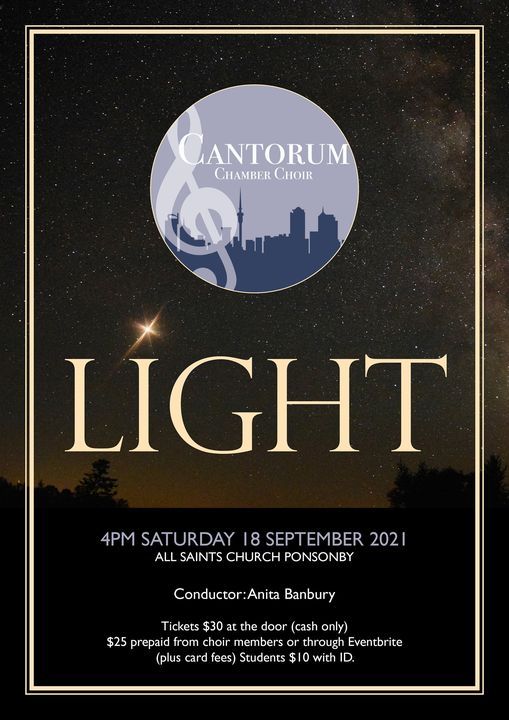 Cantorum - Light - Postponed