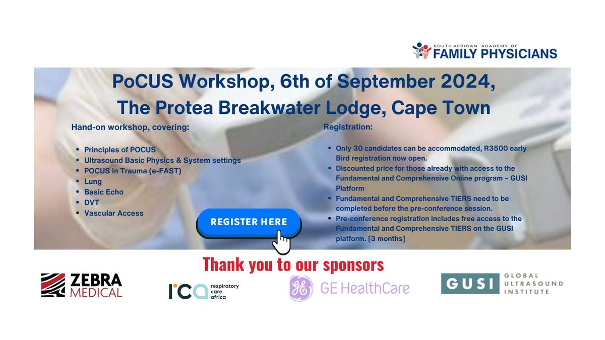 PoCUS Pre-conference Workshop