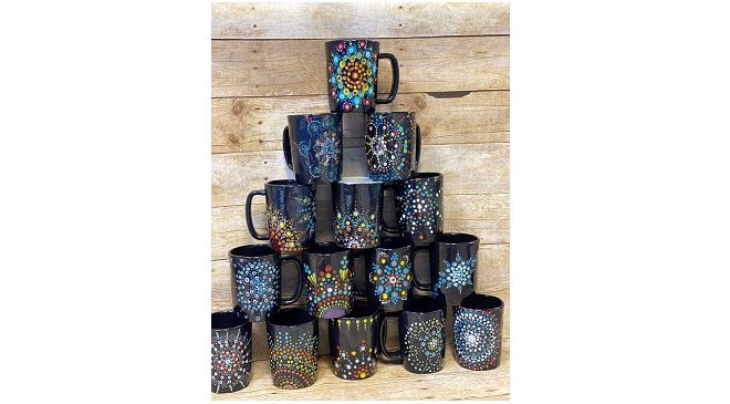 Mandala Mugs - Ceramic Painting