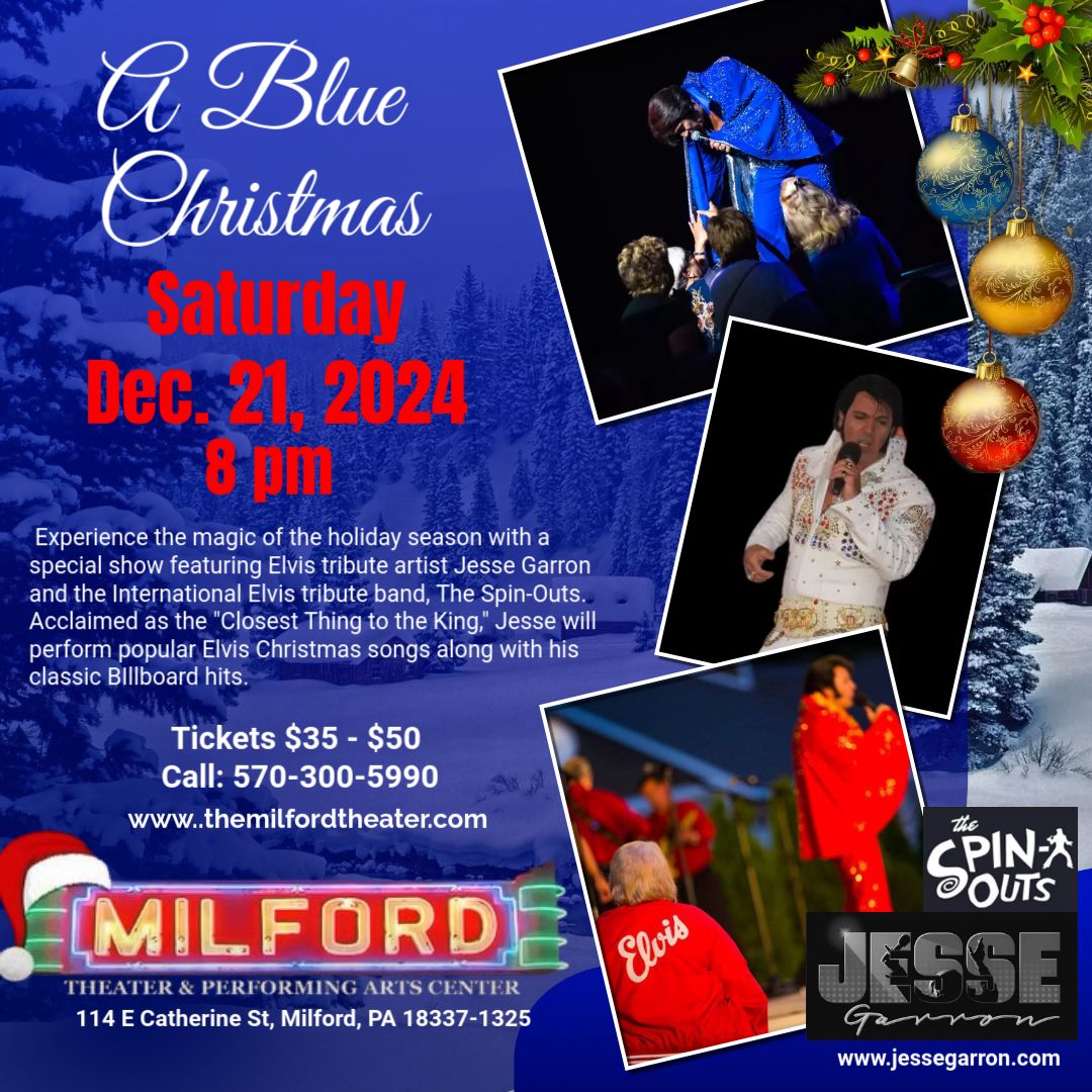 A Blue Christmas with Jesse Garron and the Spin-Outs Elvis Tribute Band