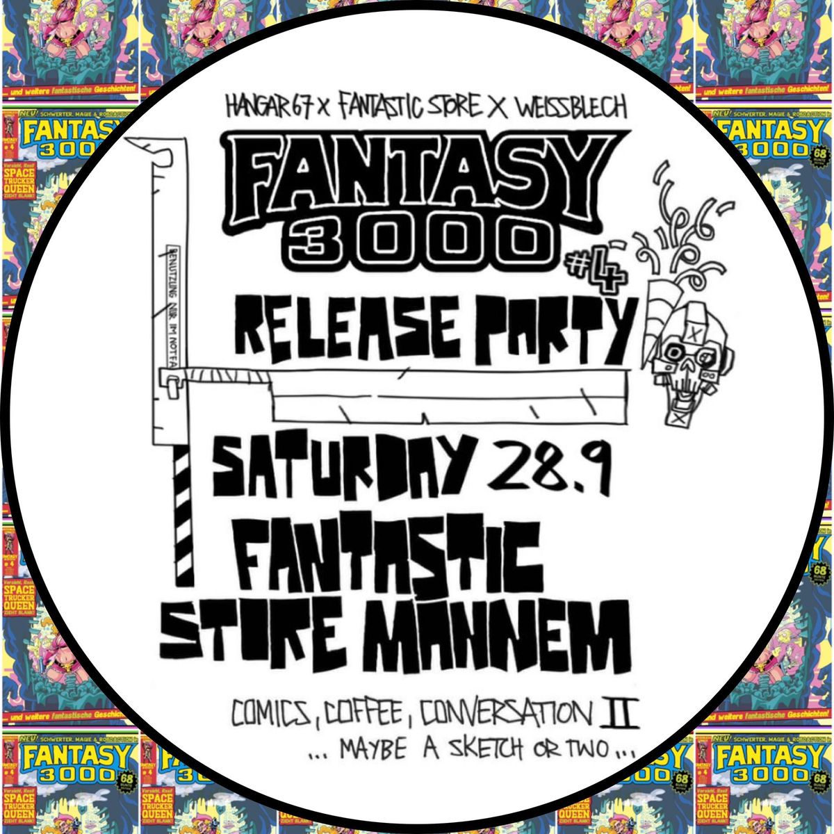 Fantasy 3000 Release Party mit Comiczeichner Andreas Butzbach 