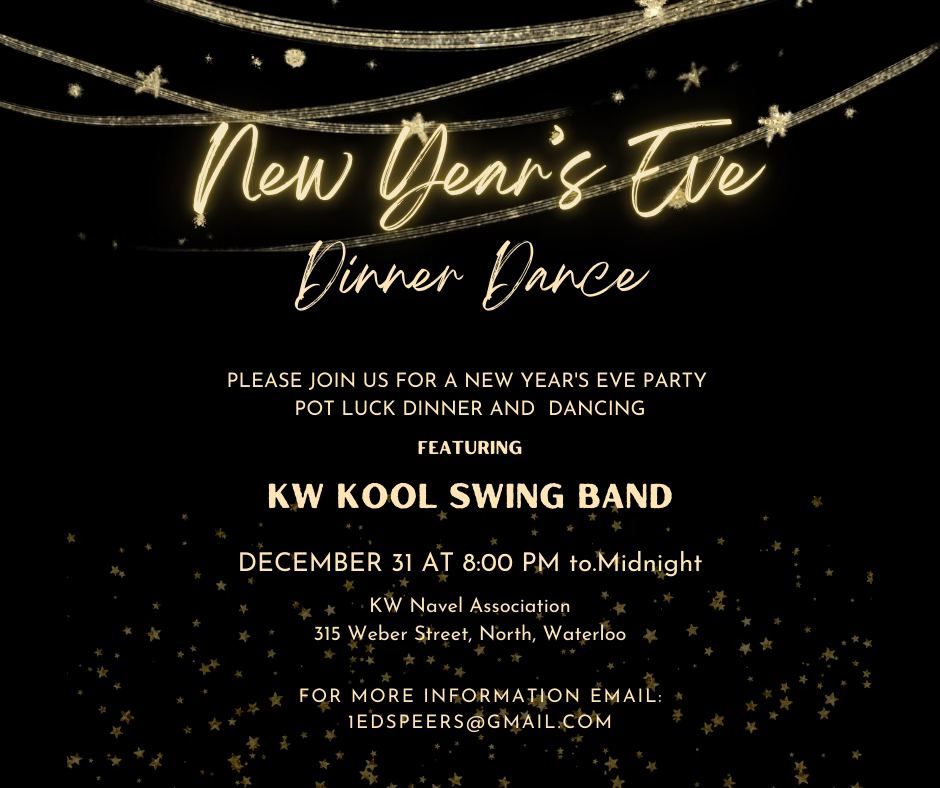 New Year's Eve Dinner and Dance with KW Kool Swing Band