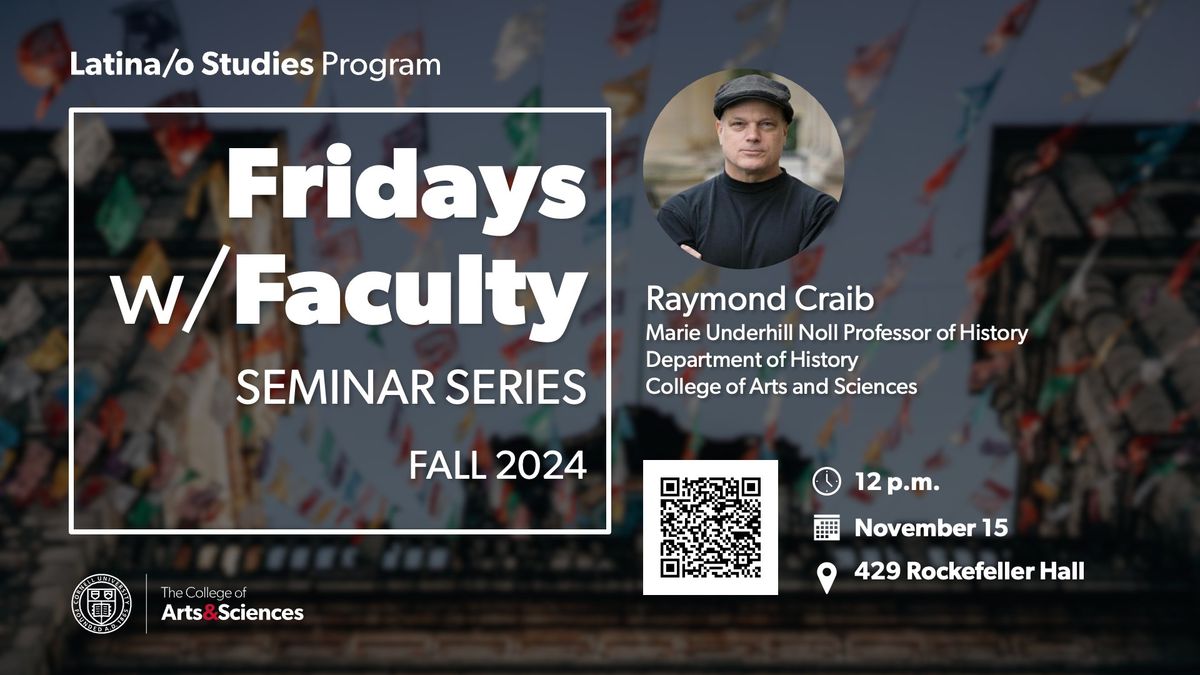 Friday with Faculty Luncheon Seminar