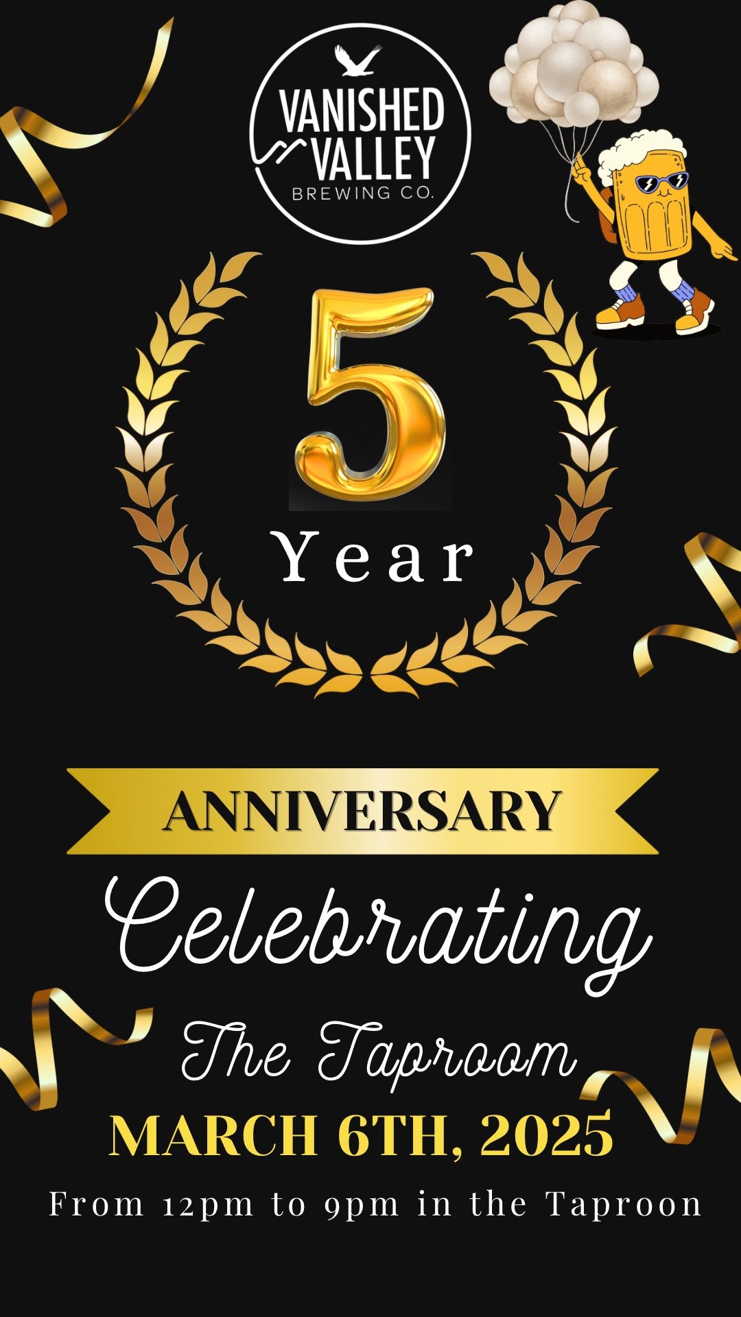 5 Year Taproom Celebration! \ud83c\udf89 