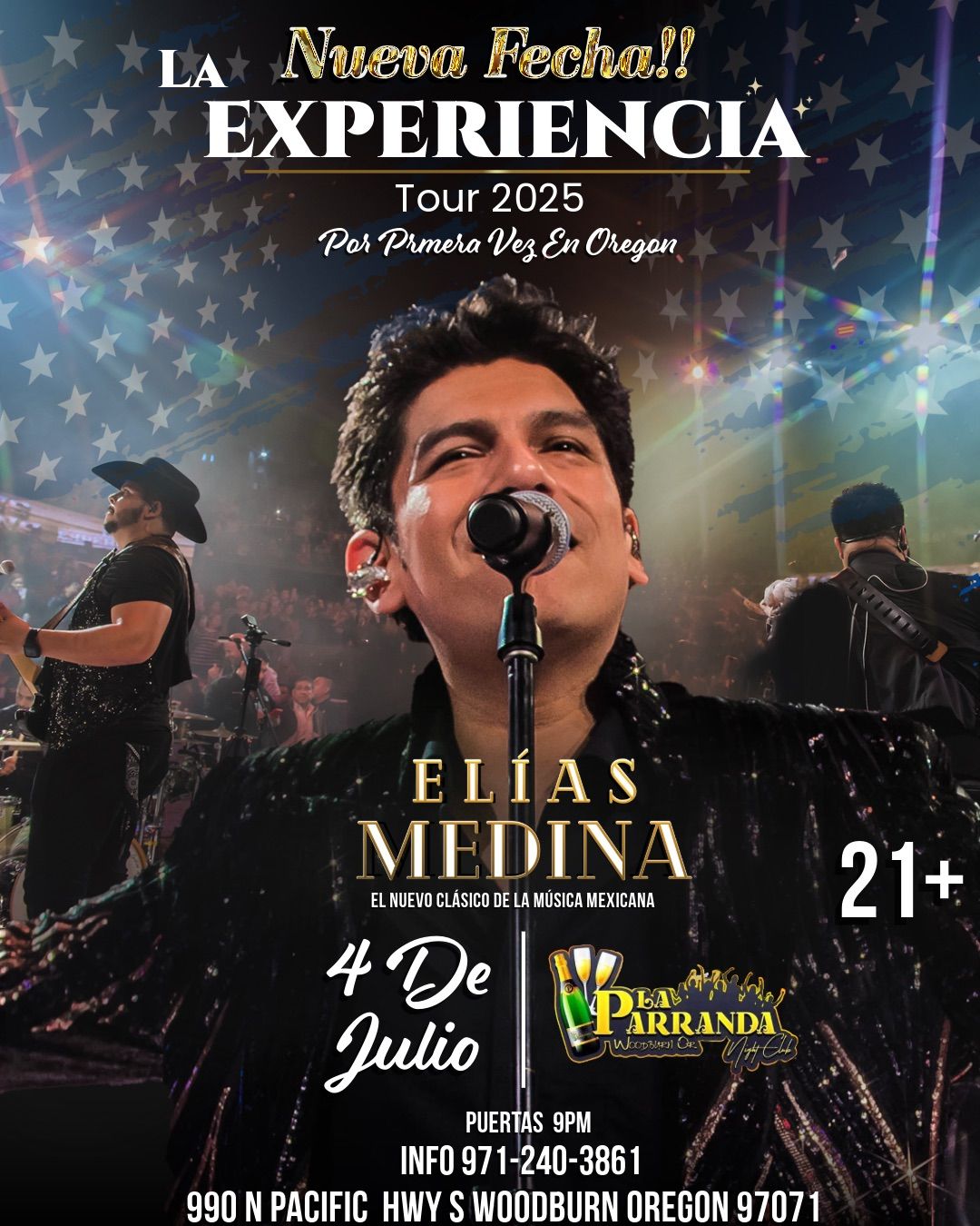 Nueva Fecha \/ Elias Medina La Experiencia 