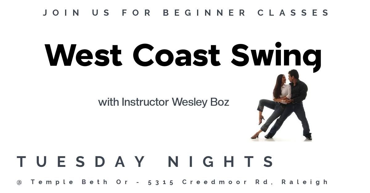 Tuesday Night Beginner West Coast Swing Classes