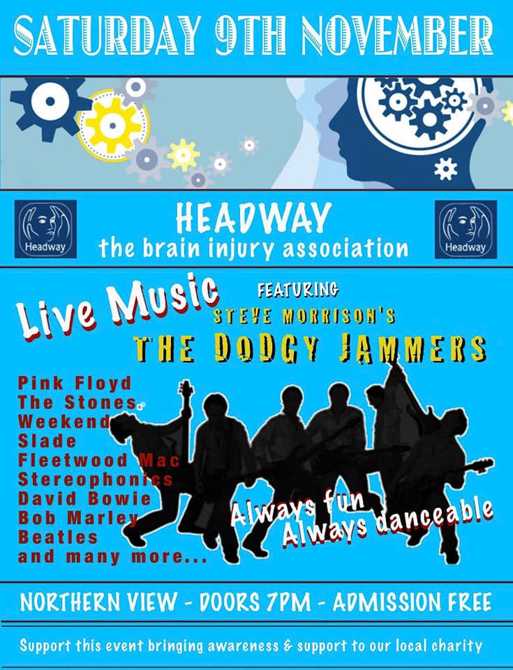 Steve Morrison's The Dodgy Jammers in aid of Headway 