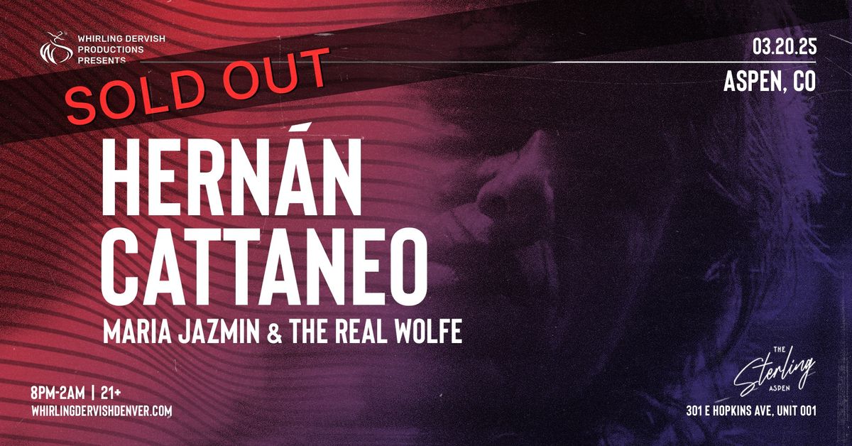 Hernan Cattaneo | Aspen [SOLD OUT} - Only Tables available