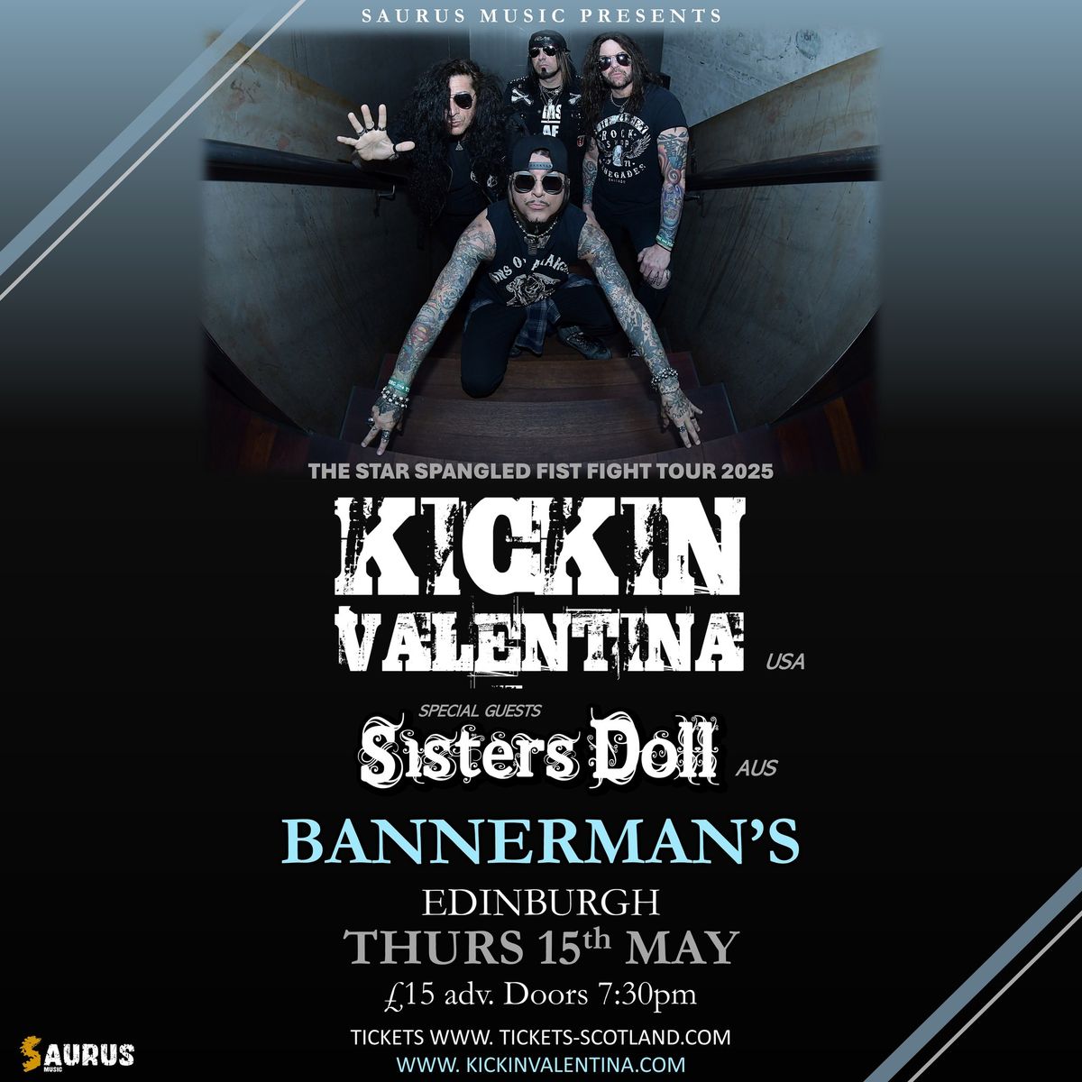 Kickin Valentina and Sisters Doll at Bannermans Bar