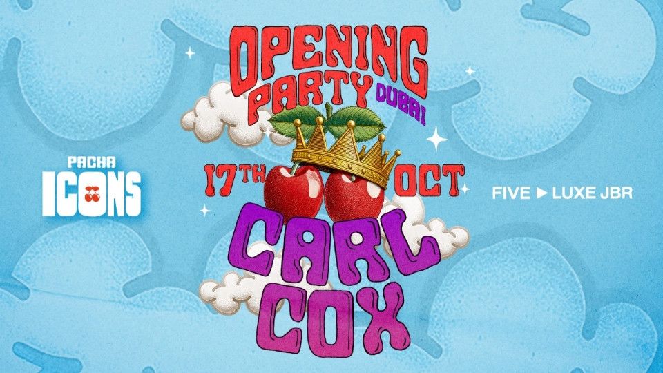 Carl Cox | Dubai Season Opening