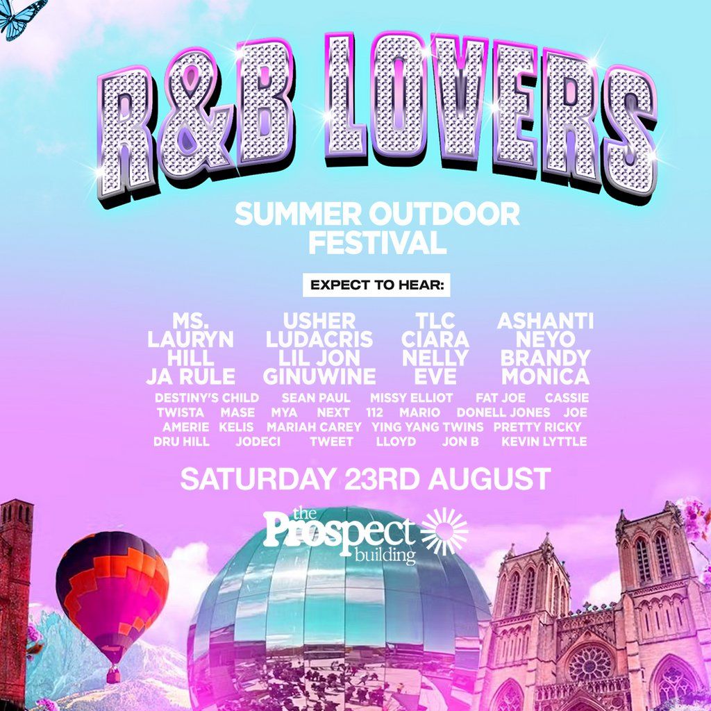 R&B Lovers - Saturday 23rd August - Prospect Bristol