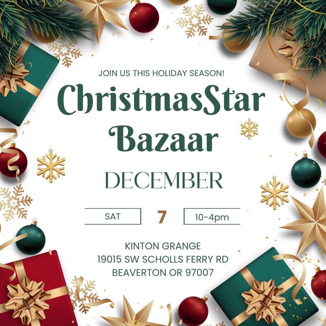 Christmas Star Bazaar 