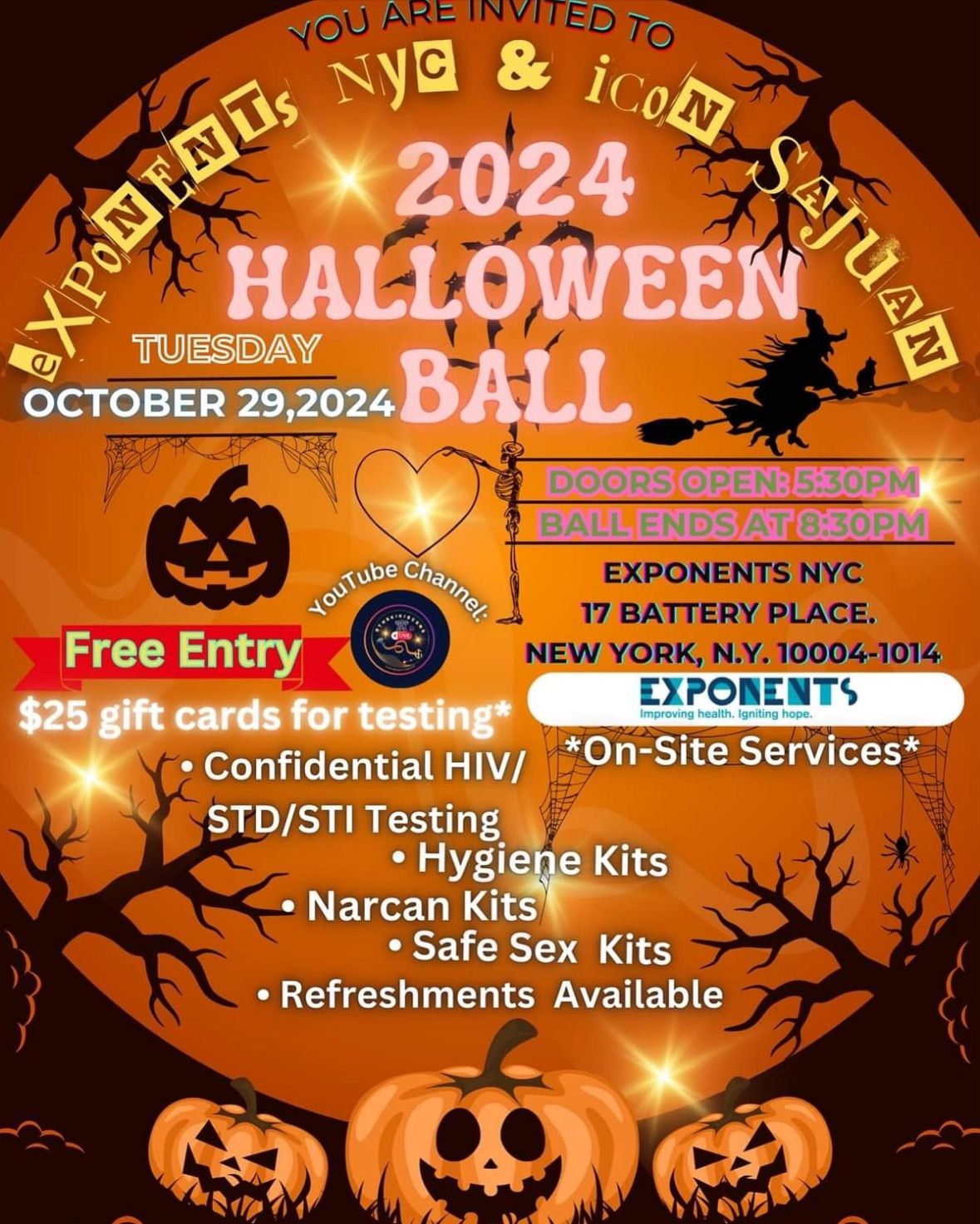 Exponents NYC  & Icon Sajuan Halloween Ball 2024